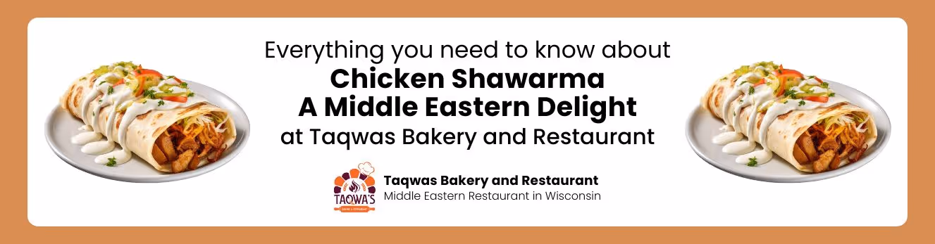 Chicken Shawarma A Middle Eastern Delight - Banner