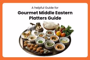 Gourmet Middle Eastern Platters Guide card